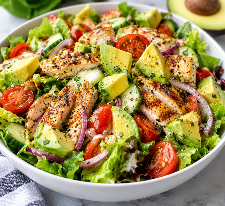 Chicken & Avocado Salad: Recipe, Instructions & Health Benefits